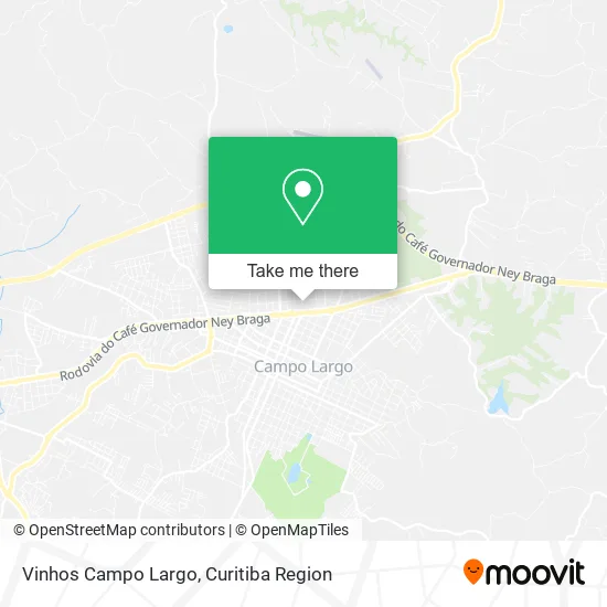 Vinhos Campo Largo map
