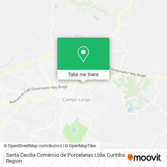Santa Cecilia Comércio de Porcelanas Ltda map