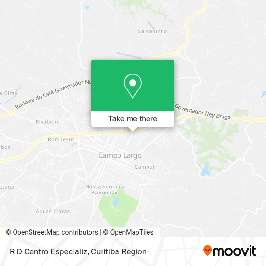 R D Centro Especializ map