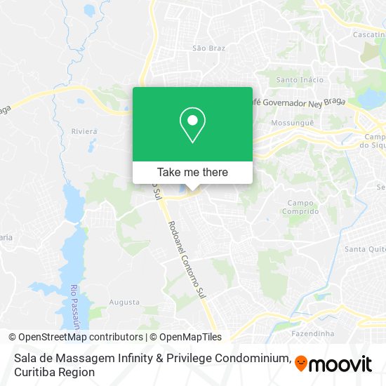 Sala de Massagem Infinity & Privilege Condominium map