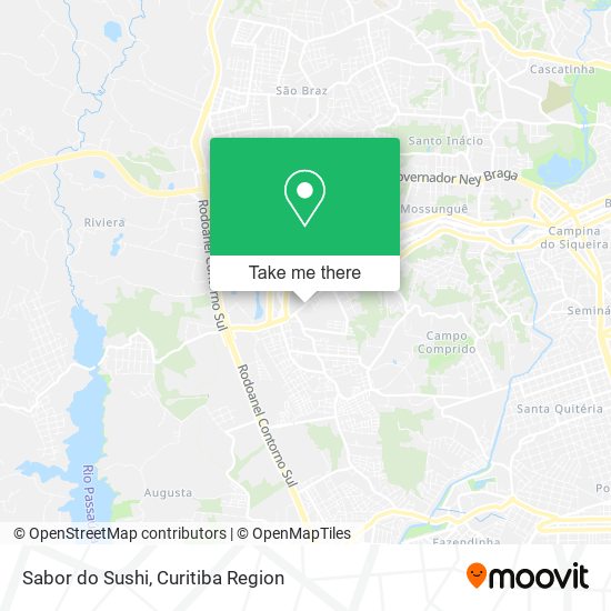 Sabor do Sushi map