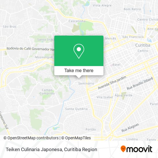 Teiken Culinaria Japonesa map