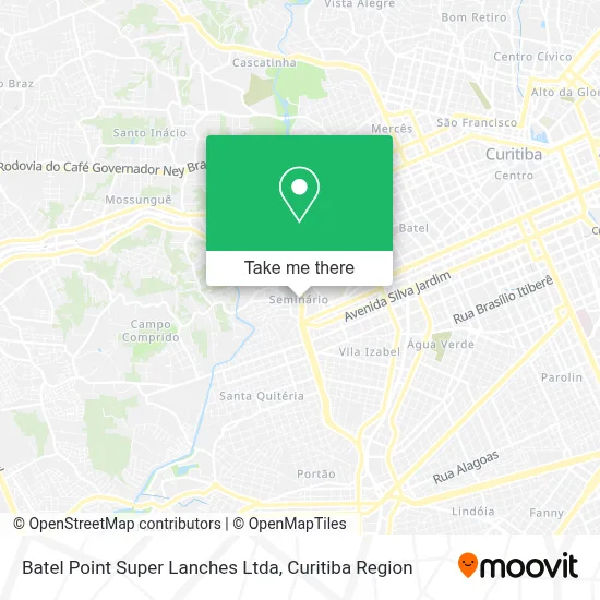 Batel Point Super Lanches Ltda map