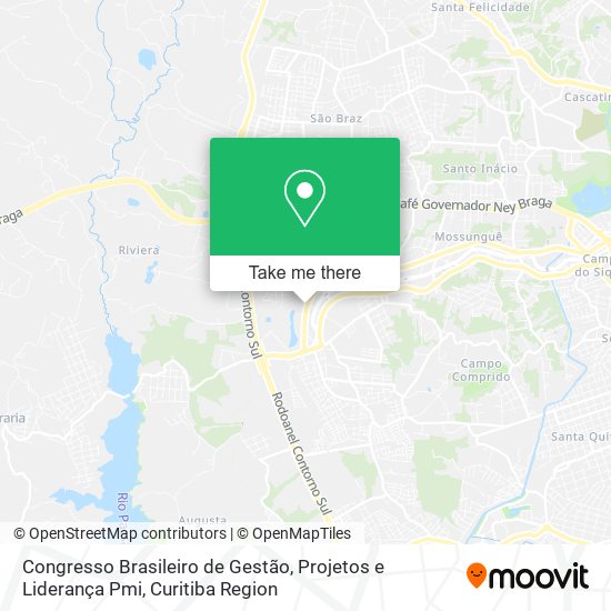 Congresso Brasileiro de Gestão, Projetos e Liderança Pmi map