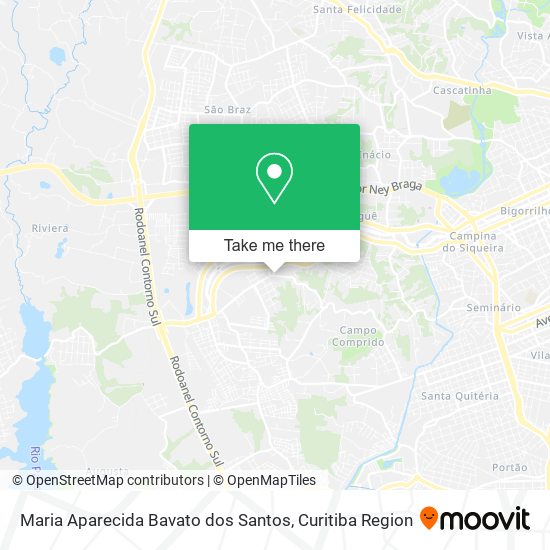 Maria Aparecida Bavato dos Santos map