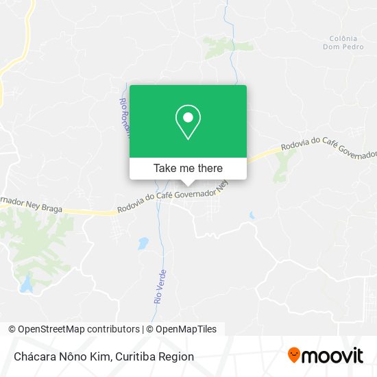 Chácara Nôno Kim map