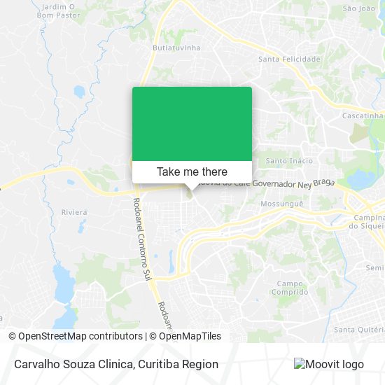 Mapa Carvalho Souza Clinica
