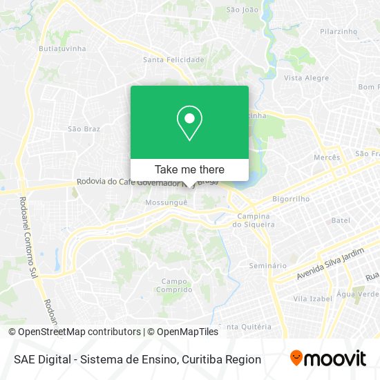 Mapa SAE Digital - Sistema de Ensino