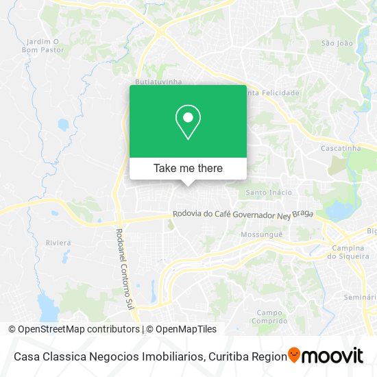 Casa Classica Negocios Imobiliarios map