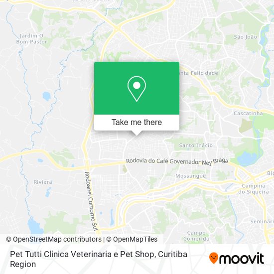 Pet Tutti Clinica Veterinaria e Pet Shop map