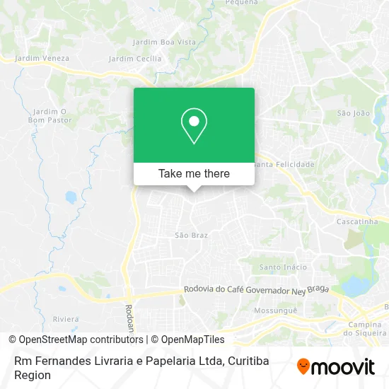 Rm Fernandes Livraria e Papelaria Ltda map