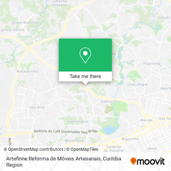 Artefinne Reforma de Móveis Artesanais map