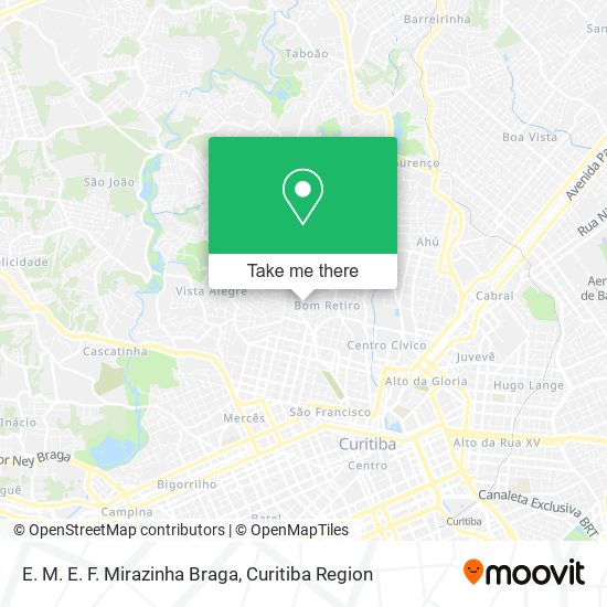 E. M. E. F. Mirazinha Braga map
