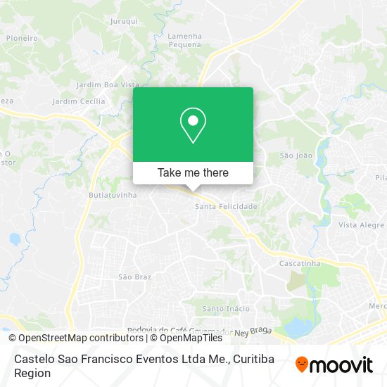 Castelo Sao Francisco Eventos Ltda Me. map
