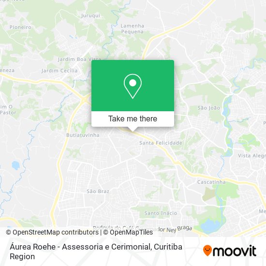 Mapa Áurea Roehe - Assessoria e Cerimonial