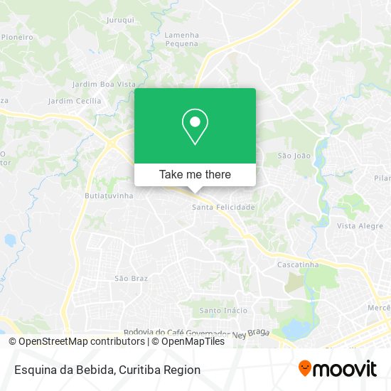 Esquina da Bebida map