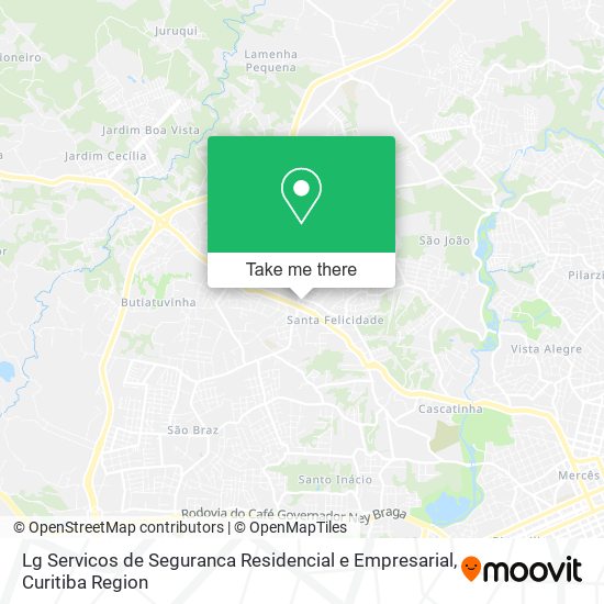 Mapa Lg Servicos de Seguranca Residencial e Empresarial