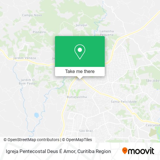 Igreja Pentecostal Deus É Amor map