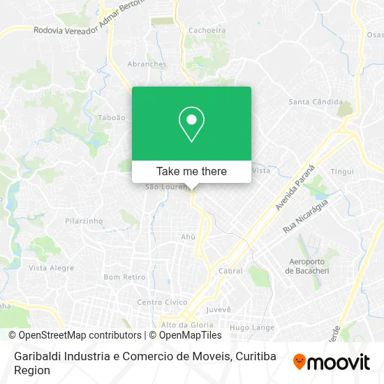 Garibaldi Industria e Comercio de Moveis map