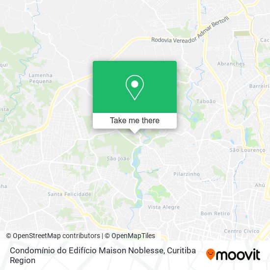 Mapa Condomínio do Edifício Maison Noblesse