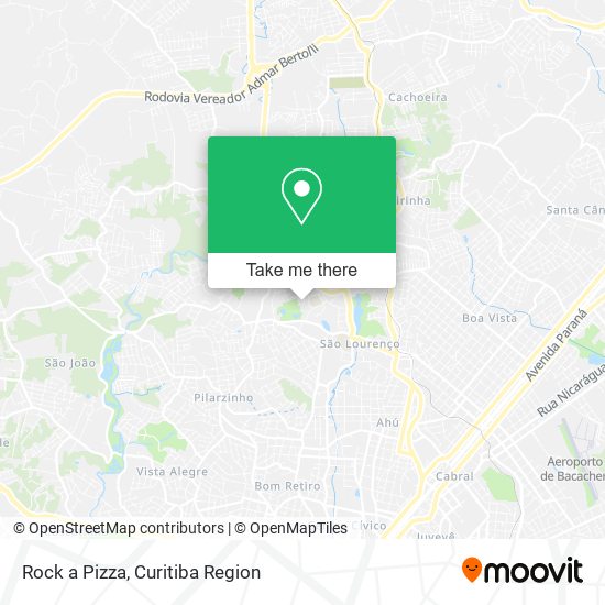 Rock a Pizza map