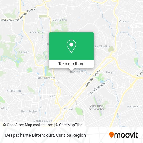 Despachante Bittencourt map