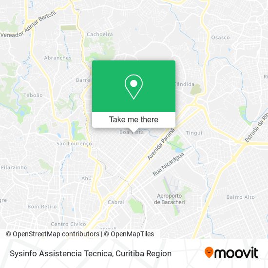 Sysinfo Assistencia Tecnica map