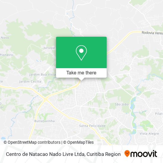 Mapa Centro de Natacao Nado Livre Ltda