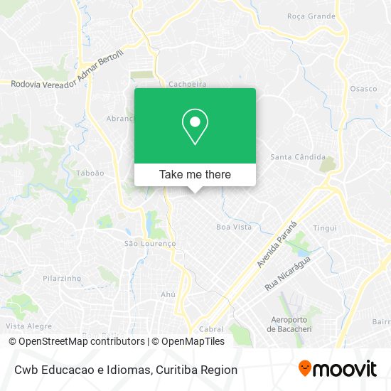 Cwb Educacao e Idiomas map