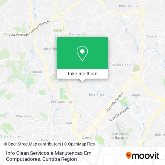 Info Clean Servicos e Manutencao Em Computadores map