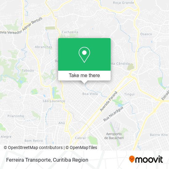 Ferreira Transporte map