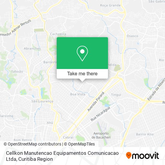 Mapa Cellkon Manutencao Equipamentos Comunicacao Ltda