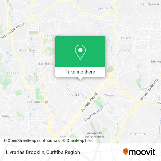 Mapa Livrarias Brooklin