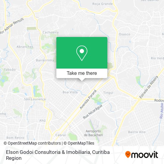 Mapa Elson Godoi Consultoria & Imobiliaria