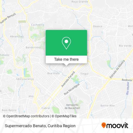 Supermercado Benato map