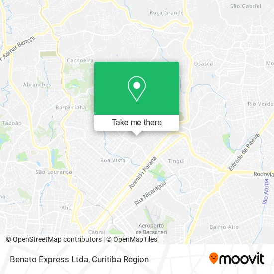 Benato Express Ltda map