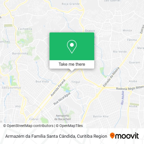 Armazém da Família Santa Cândida map