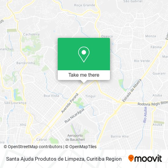 Santa Ajuda Produtos de Limpeza map
