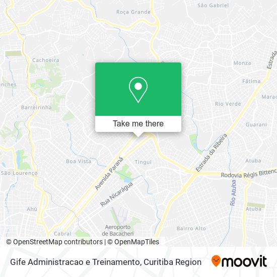 Gife Administracao e Treinamento map