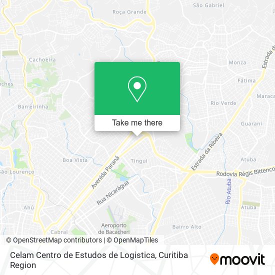 Celam Centro de Estudos de Logistica map