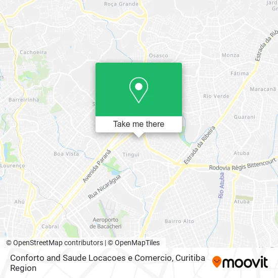 Conforto and Saude Locacoes e Comercio map