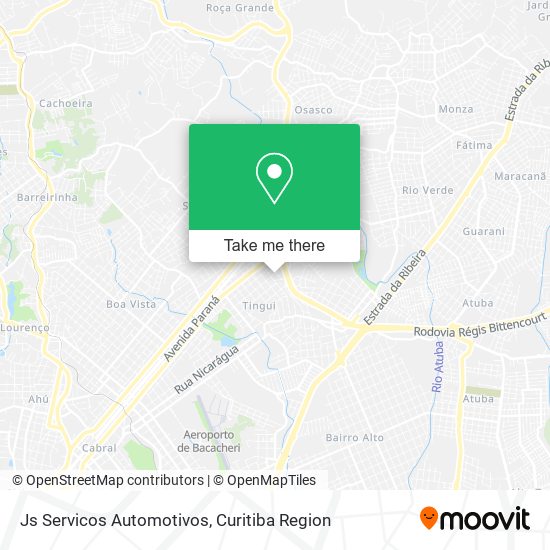 Js Servicos Automotivos map