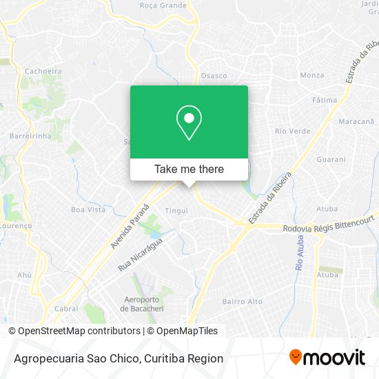 Agropecuaria Sao Chico map