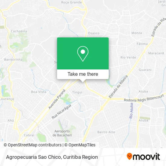 Agropecuaria Sao Chico map