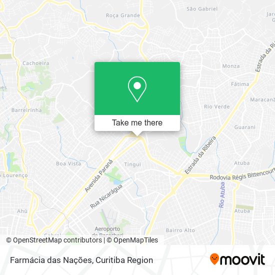 Farmácia das Nações map