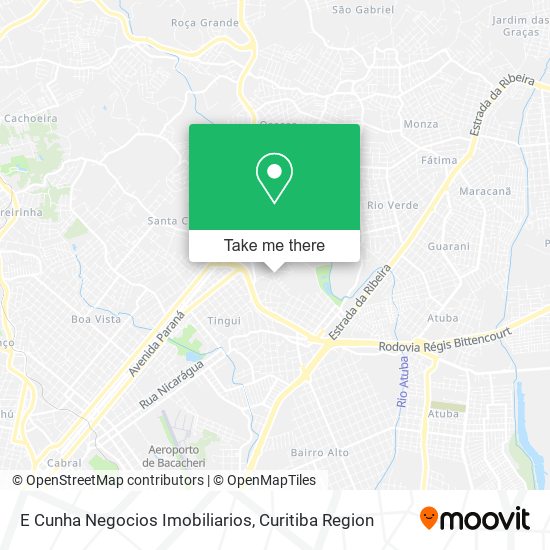 E Cunha Negocios Imobiliarios map