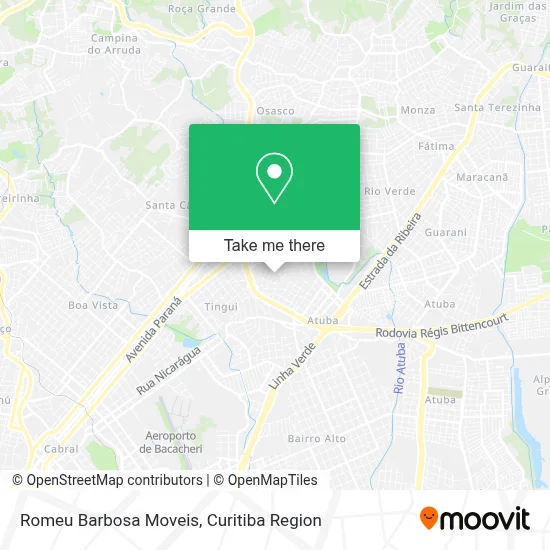Romeu Barbosa Moveis map