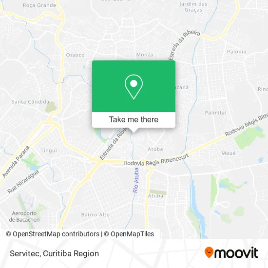 Servitec map