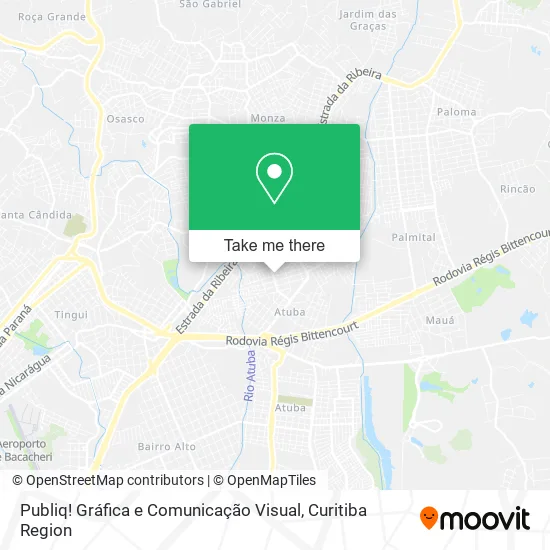 Publiq! Gráfica e Comunicação Visual map