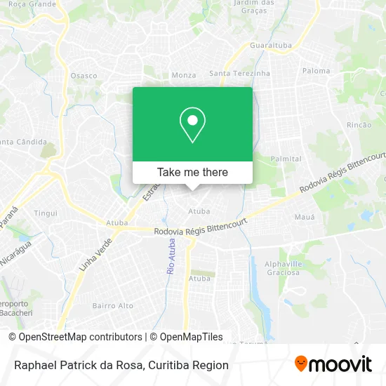 Raphael Patrick da Rosa map